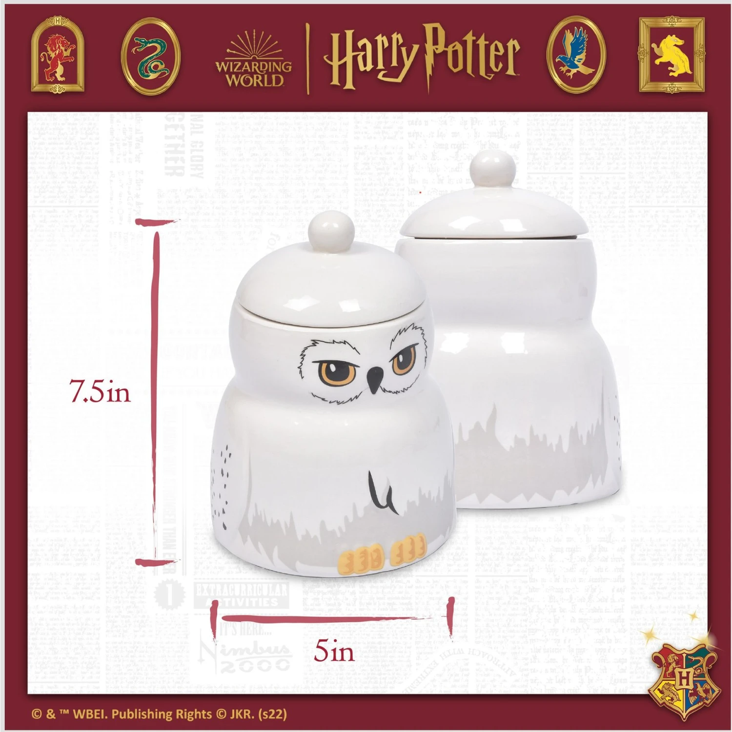 Fetch For Pets Harry Potter Hedwig Dog Treat Jar - Image 6
