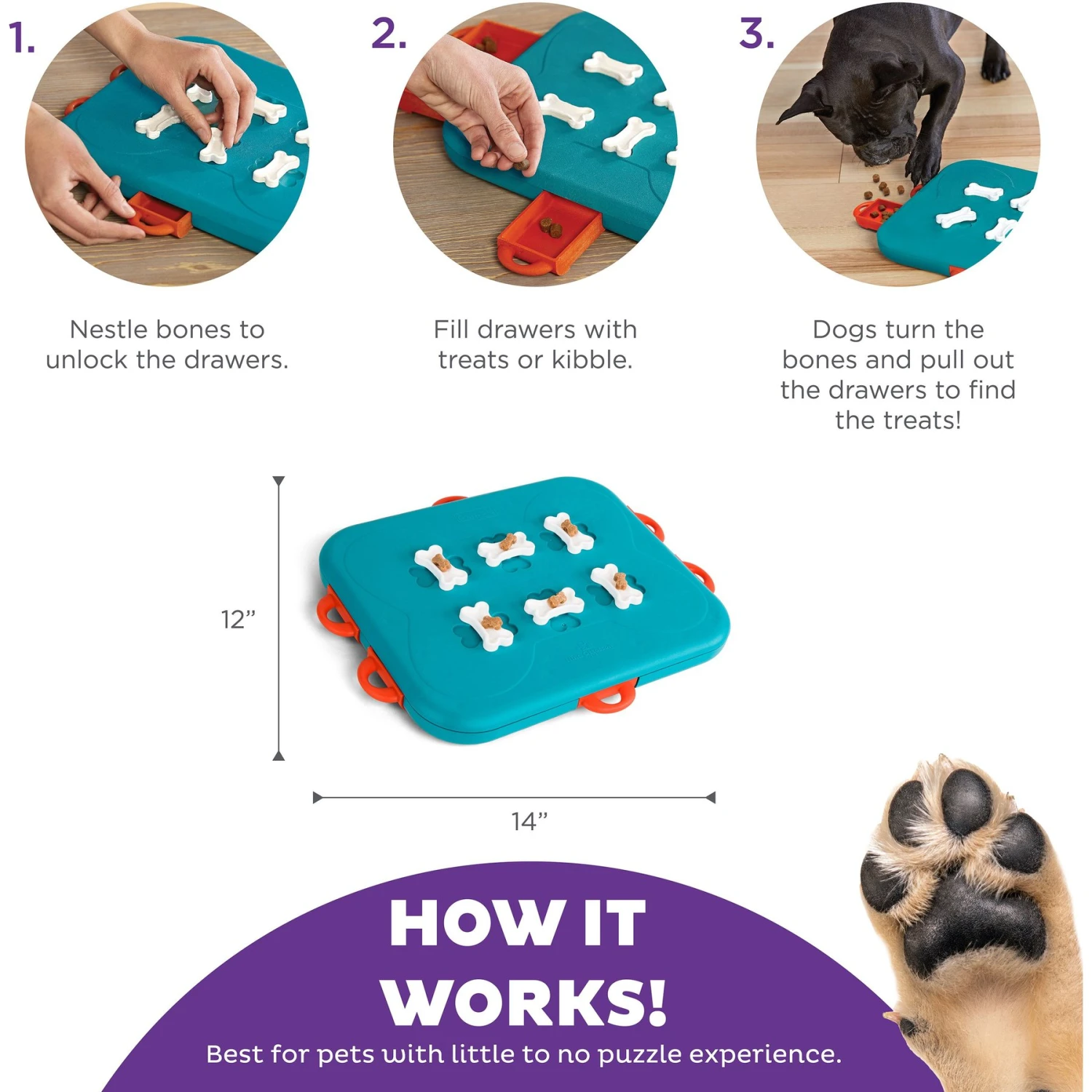 Nina Ottosson By Outward Hound Casino Puzzle Game Dog Toy - Image 3