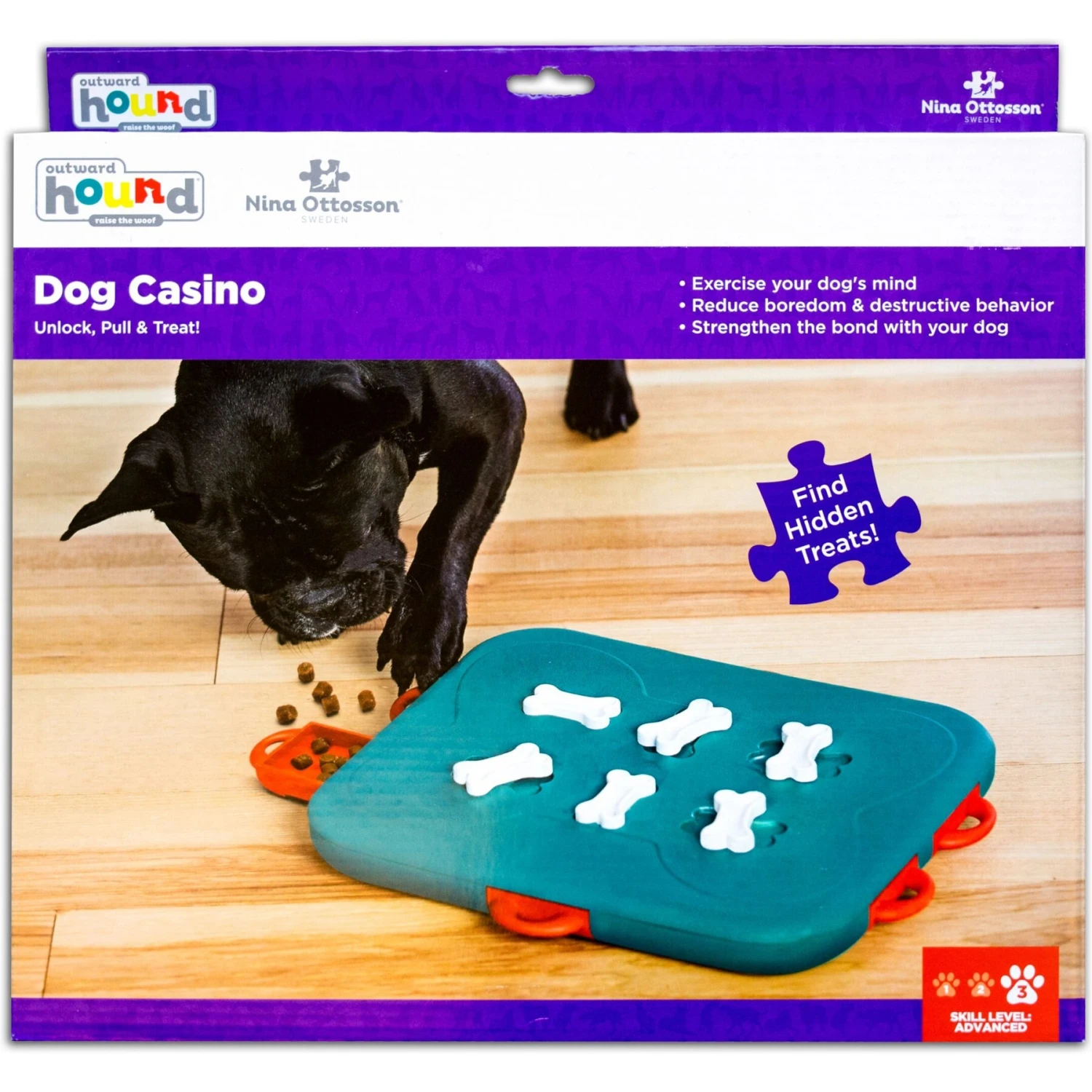 Nina Ottosson By Outward Hound Casino Puzzle Game Dog Toy - Image 8