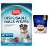 Simple Solution Disposable Male Dog Wrap & Fruitables Skinny Minis Pumpkin & Berry Flavor Dog Treats