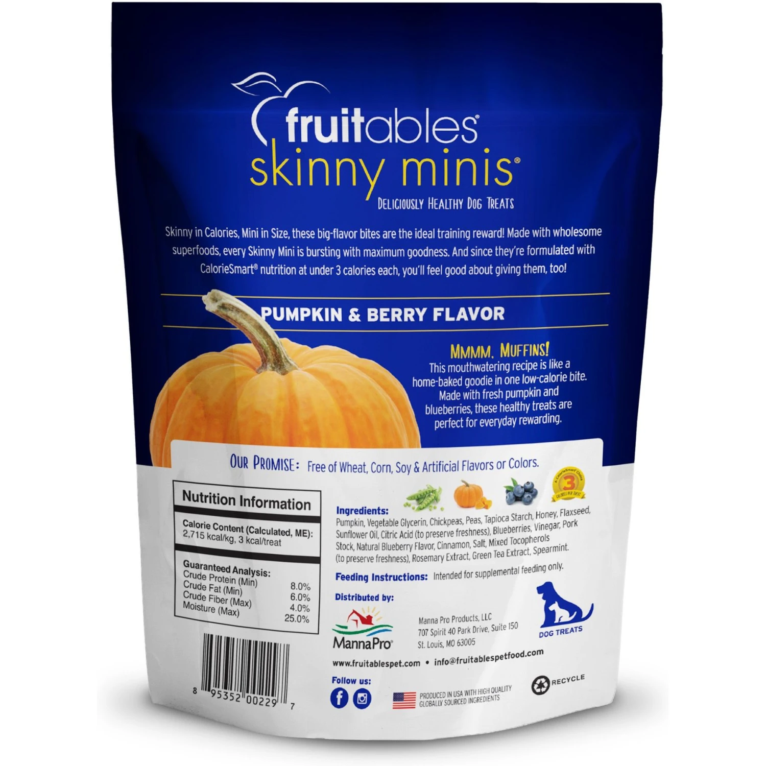Simple Solution Disposable Male Dog Wrap & Fruitables Skinny Minis Pumpkin & Berry Flavor Dog Treats - Image 7