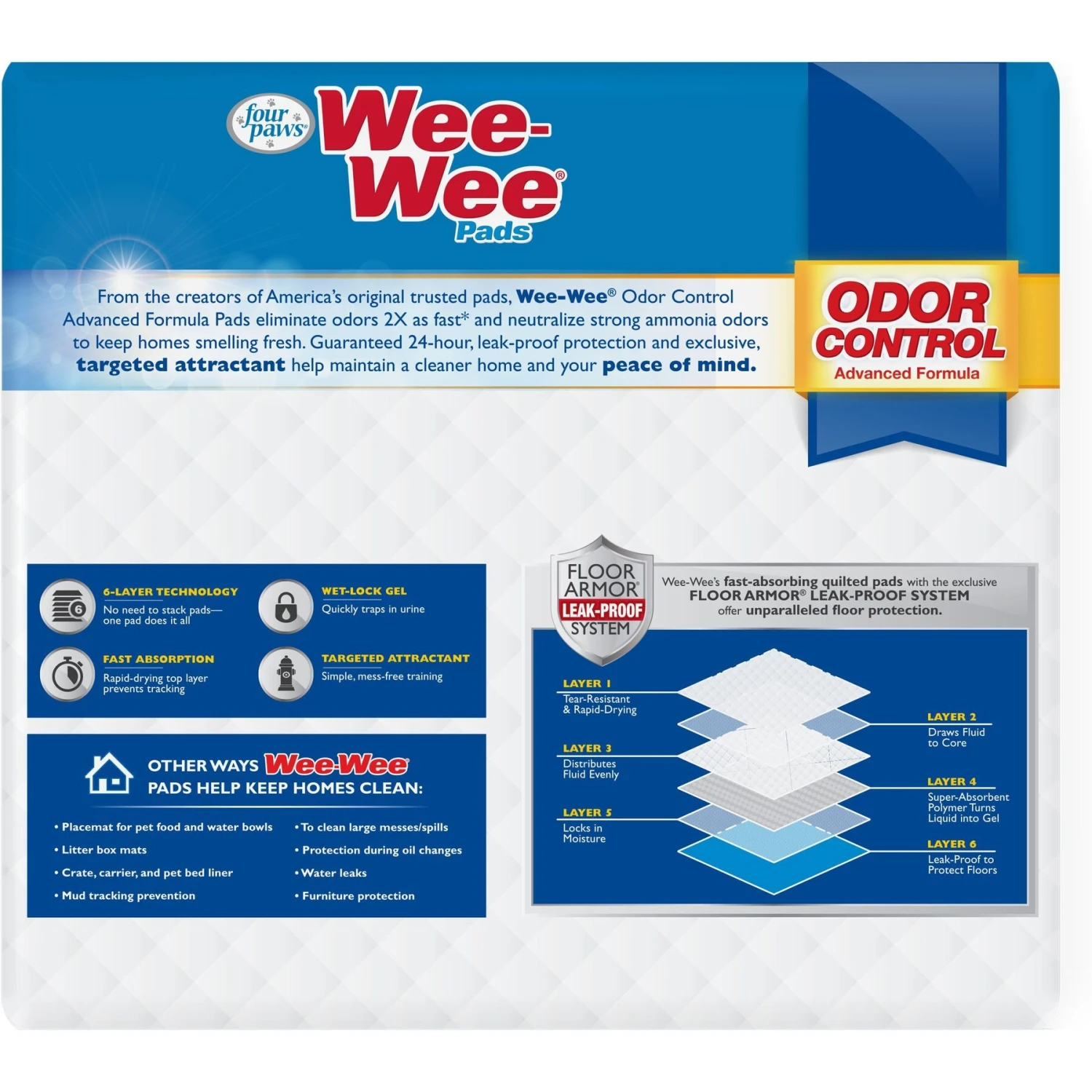 Wee-Wee Odor Control Dog Pee Pads - Image 9