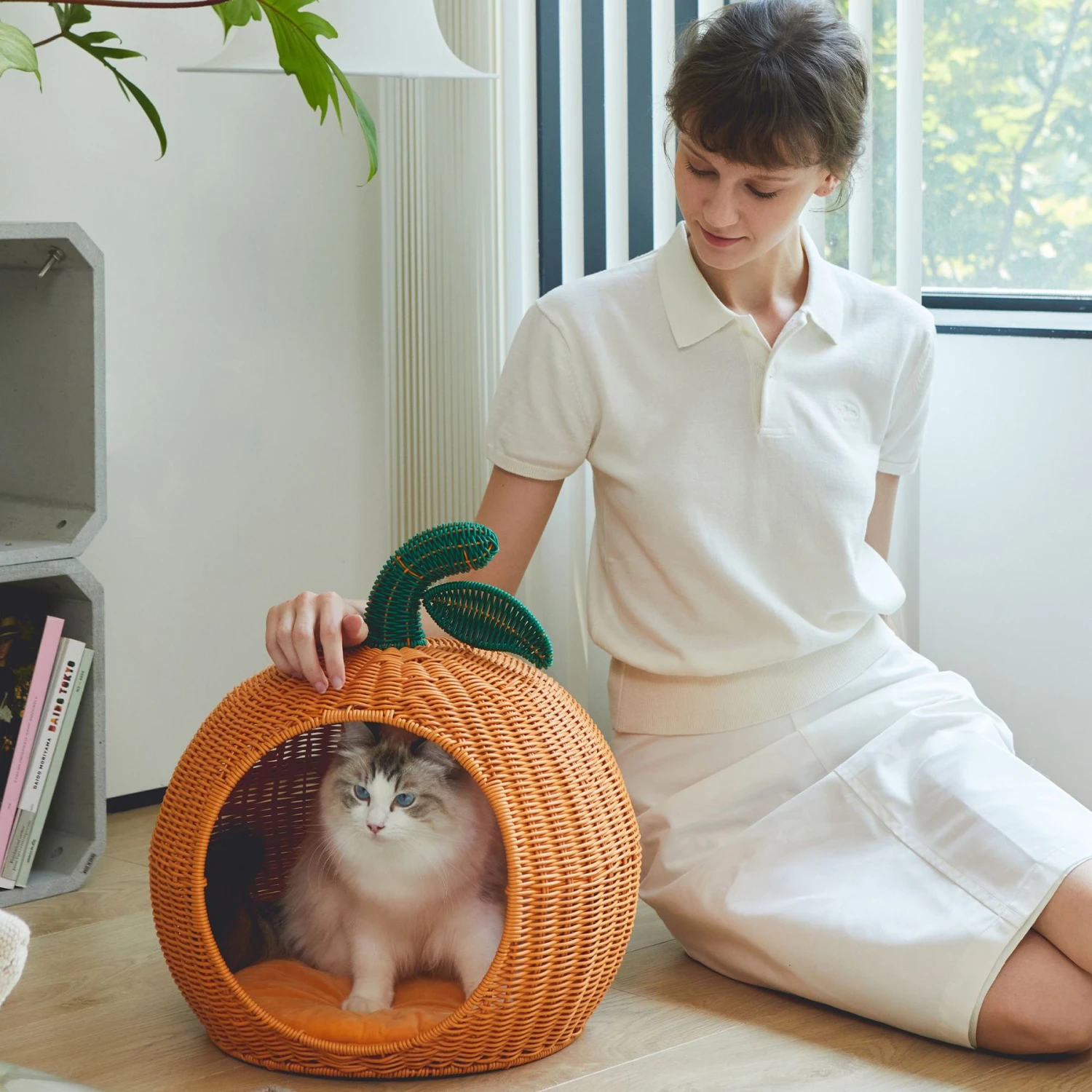 VETRESKA Rattan Cat & Dog Bed - Image 7