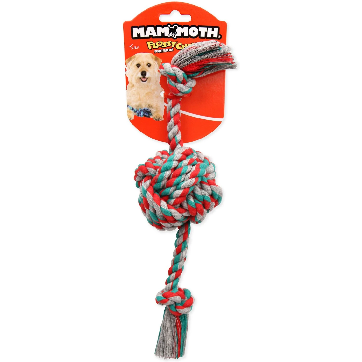 Mammoth Monkey Fist Ball & Rope Ends Dog Toy - Image 3