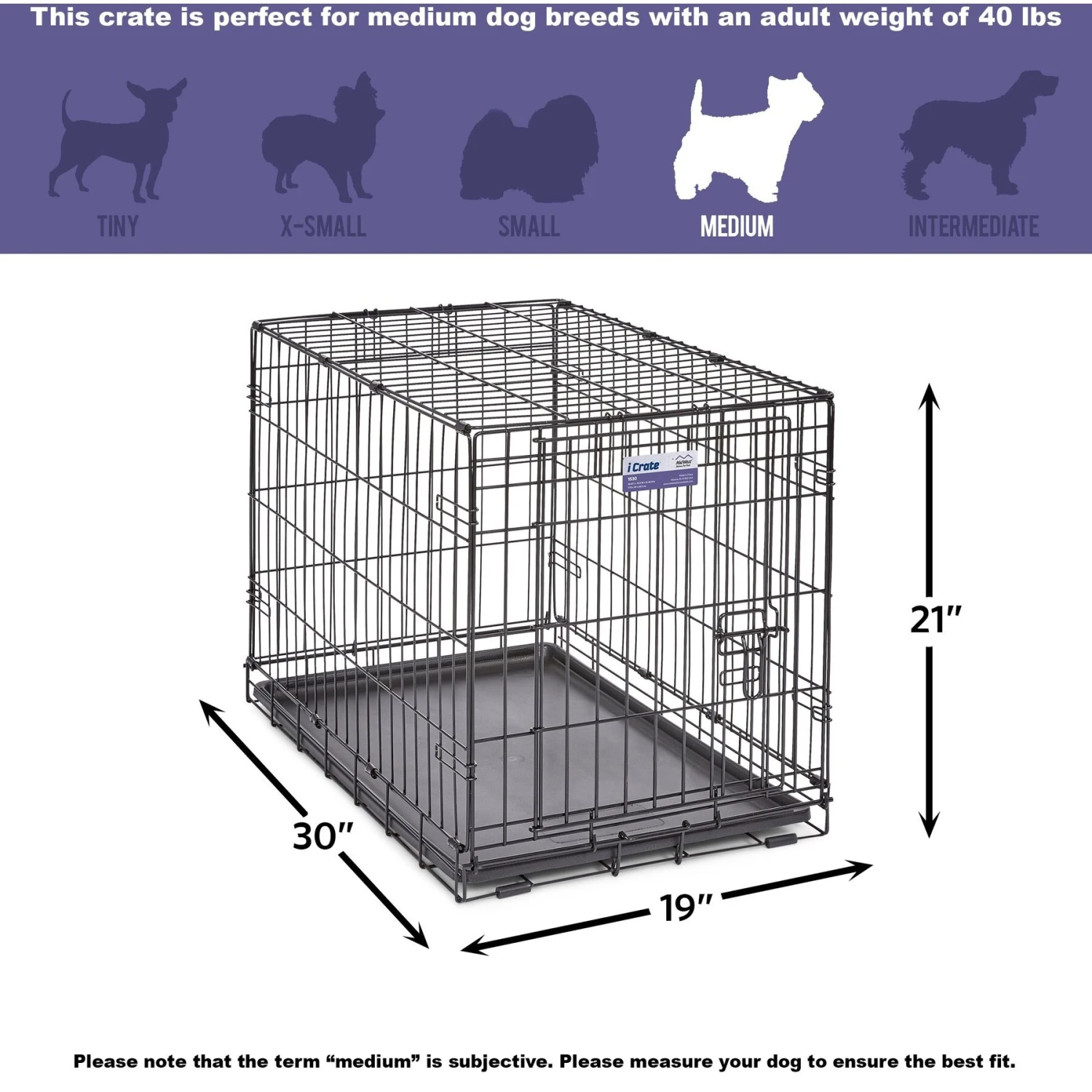 MidWest ICrate Fold & Carry Single Door Collapsible Wire Dog Crate & MidWest Steel Pet Gate - Image 4