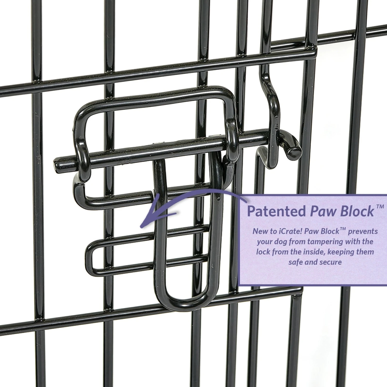 MidWest ICrate Fold & Carry Single Door Collapsible Wire Dog Crate & MidWest Steel Pet Gate - Image 5