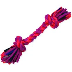 Mammoth Cloth Rope Bone For Dogs, Color Varies