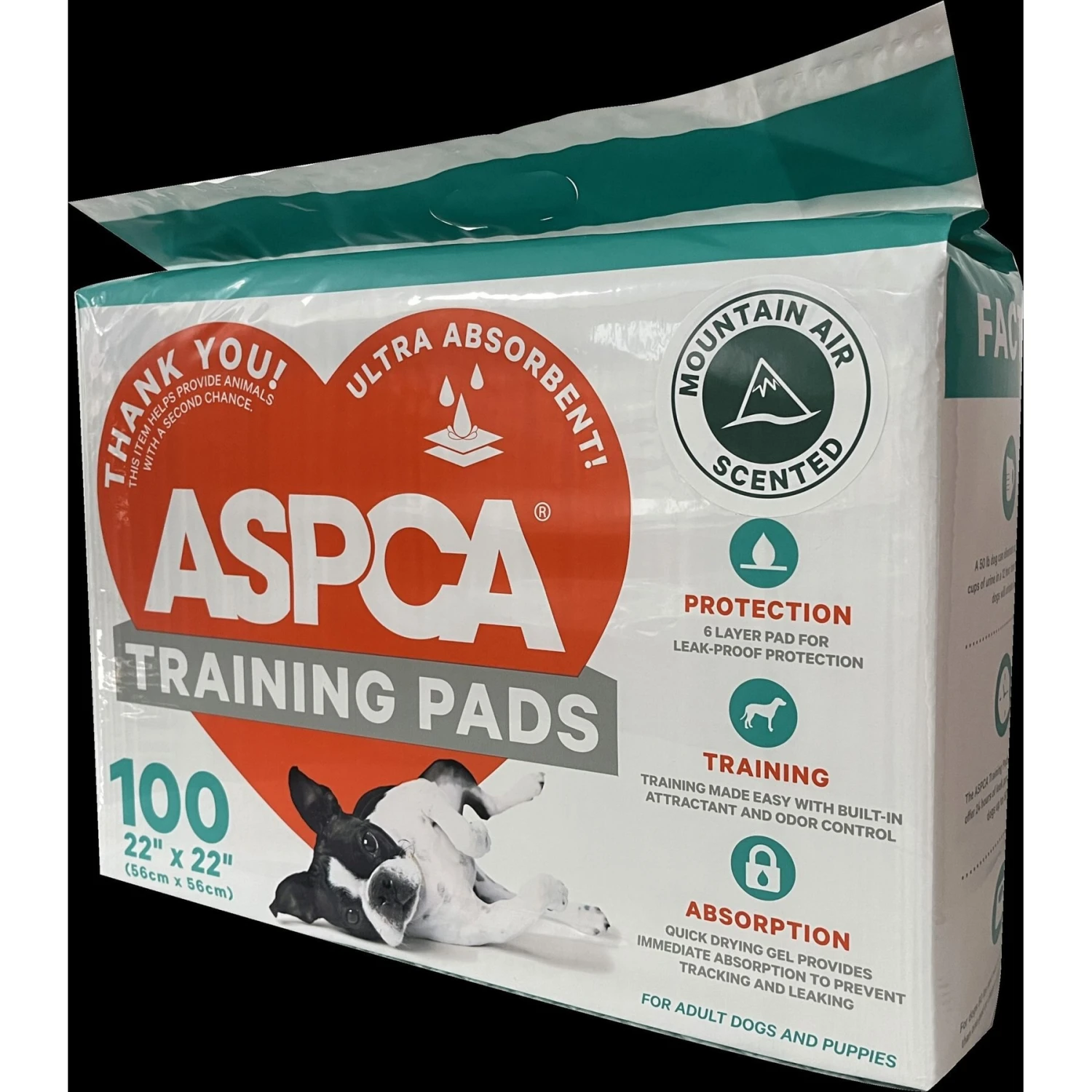 ASPCA Dog Training Pads, 22 X 22-in, Mountain Fresh Scented - Image 2