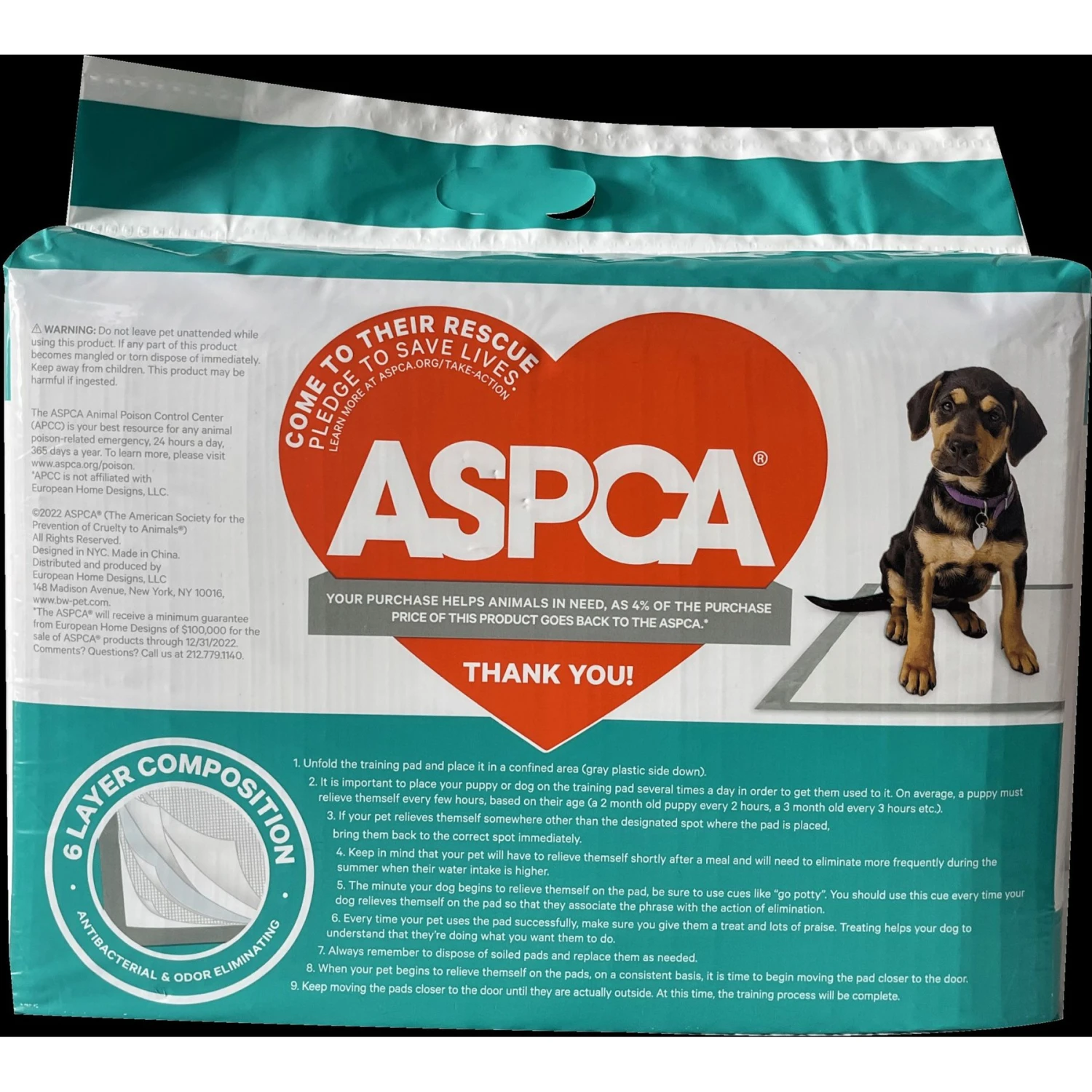 ASPCA Dog Training Pads, 22 X 22-in, Mountain Fresh Scented - Image 3