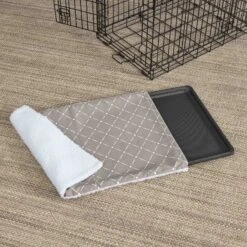 MidWest Homes For Pets Quiet Time Reversible Crate Pan Cover Dog & Cat Crate