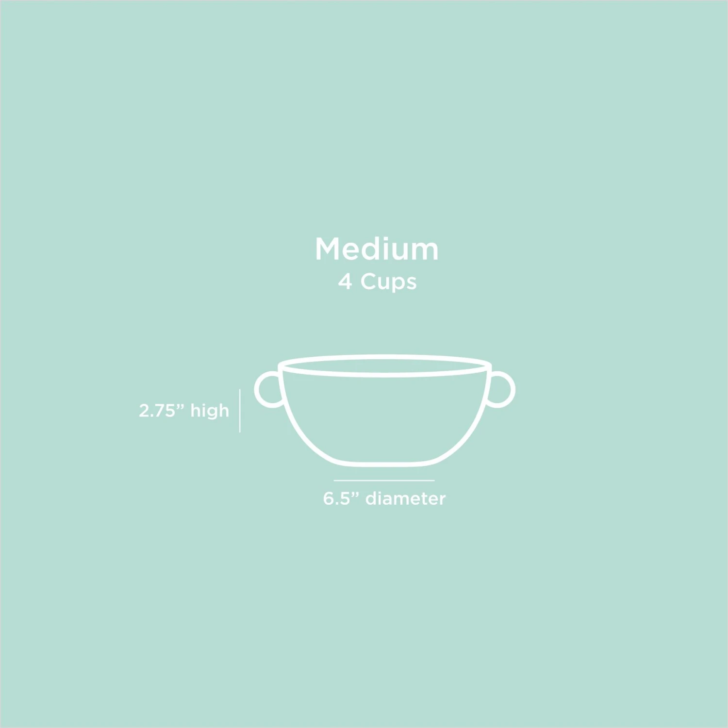 Waggo Bobble Ceramic Cat & Dog Bowl, Medium - Image 4