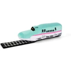 P.L.A.Y. Pet Lifestyle And You Canine Commute Collection Barking Bullet Train Plush Squeaky Dog Toy