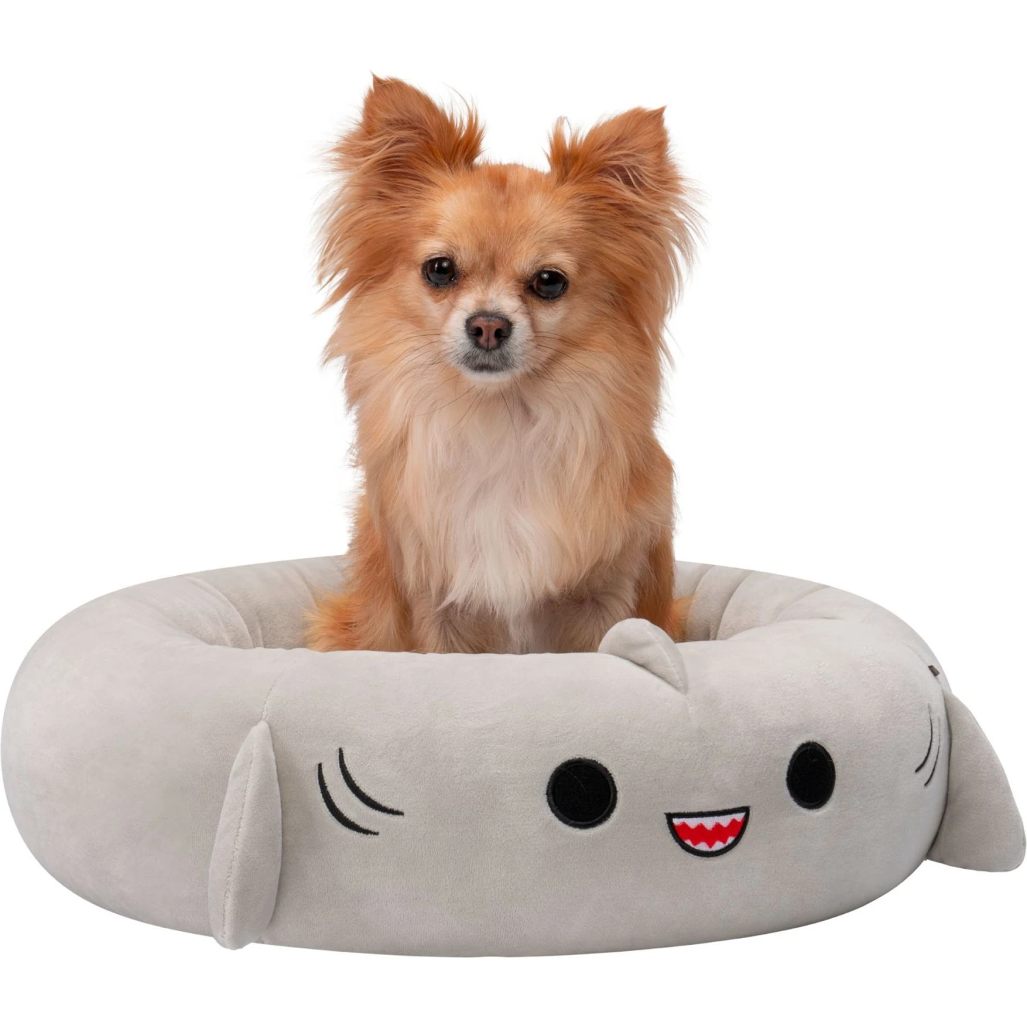 Squishmallows JPT Gordon The Shark Cat & Dog Bed, Grey - Image 4