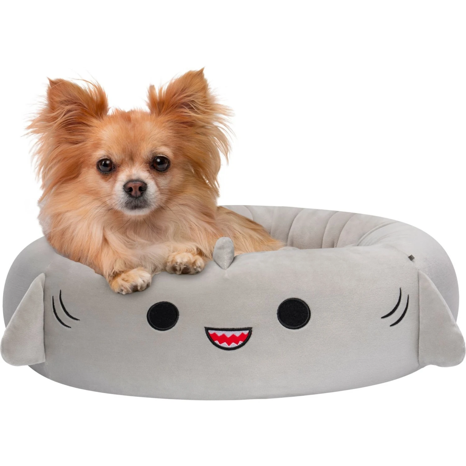 Squishmallows JPT Gordon The Shark Cat & Dog Bed, Grey - Image 5