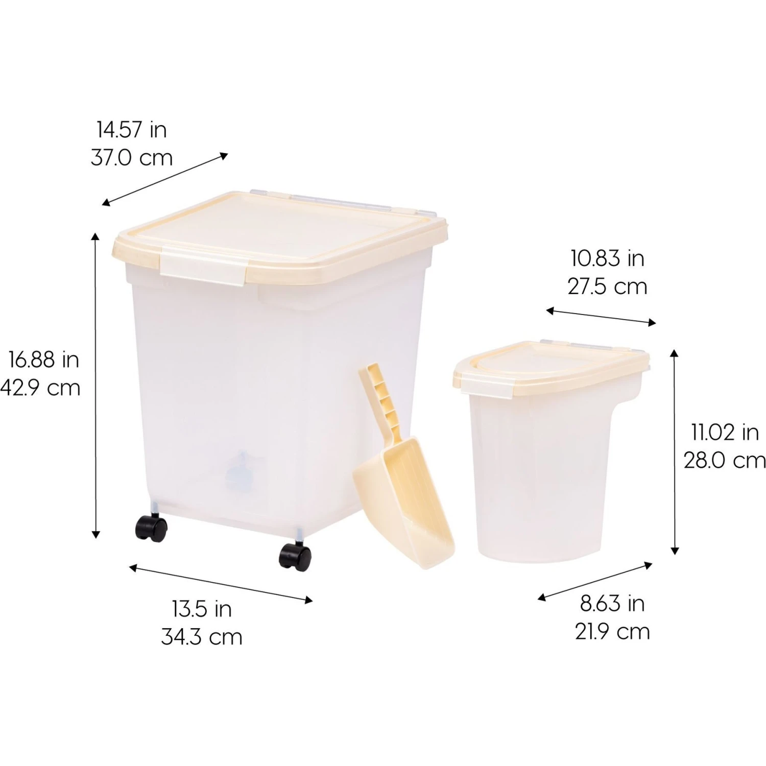 IRIS WeatherPro Airtight 3-Piece Food Storage Container - Image 2