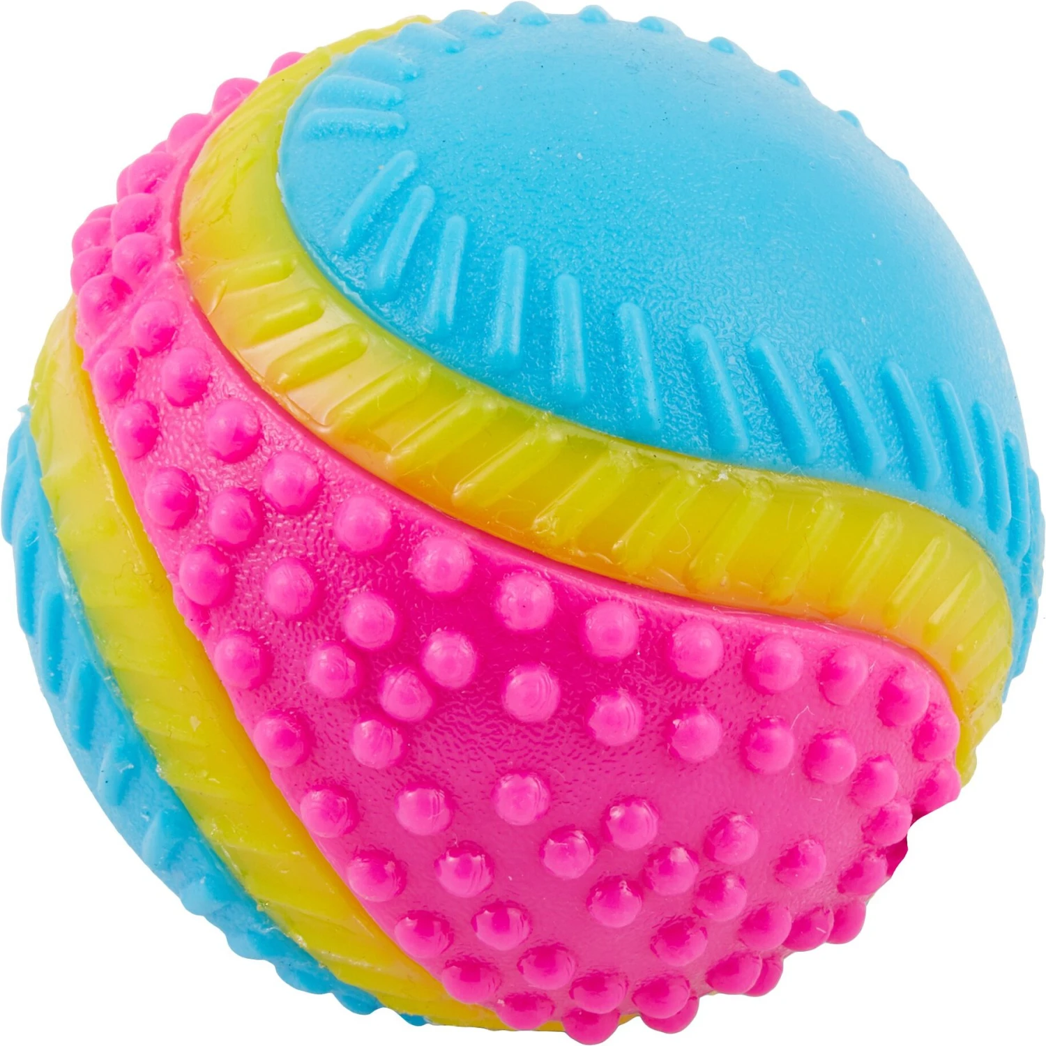 Ethical Pet Sensory Ball Tough Dog Chew Toy, Color Varies
