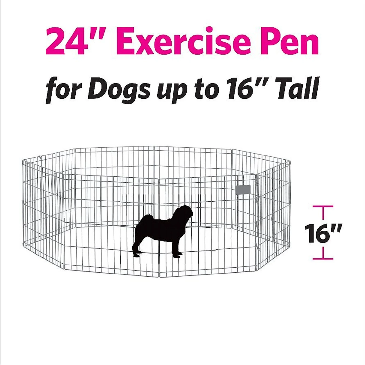 MidWest Wire Dog Exercise Pen With Full MAX Lock Door - Image 2