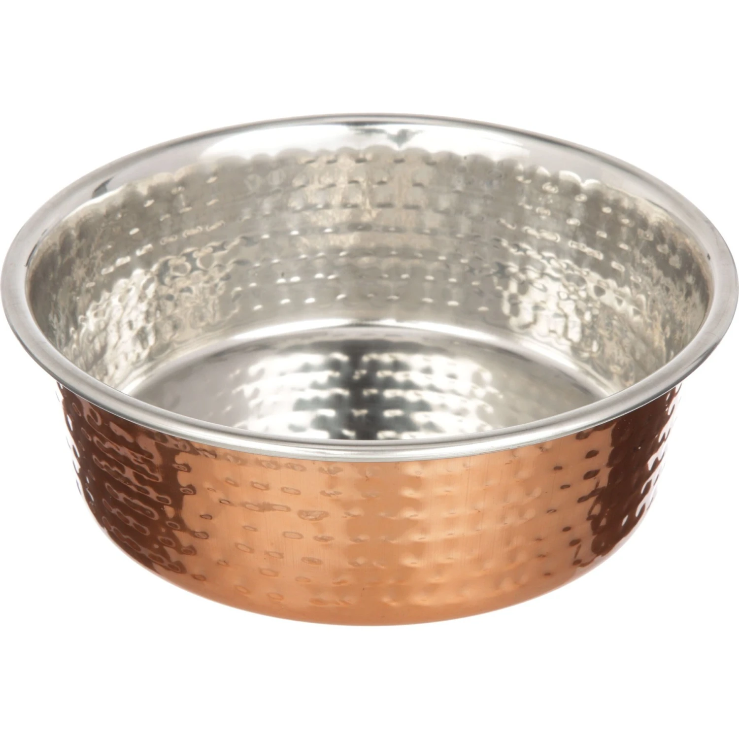 Neater Pets Brands Decorative Hammered Dog & Cat Bowl