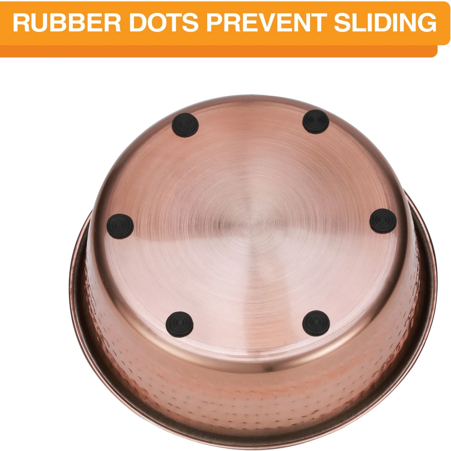 Neater Pets Brands Decorative Hammered Dog & Cat Bowl - Image 5