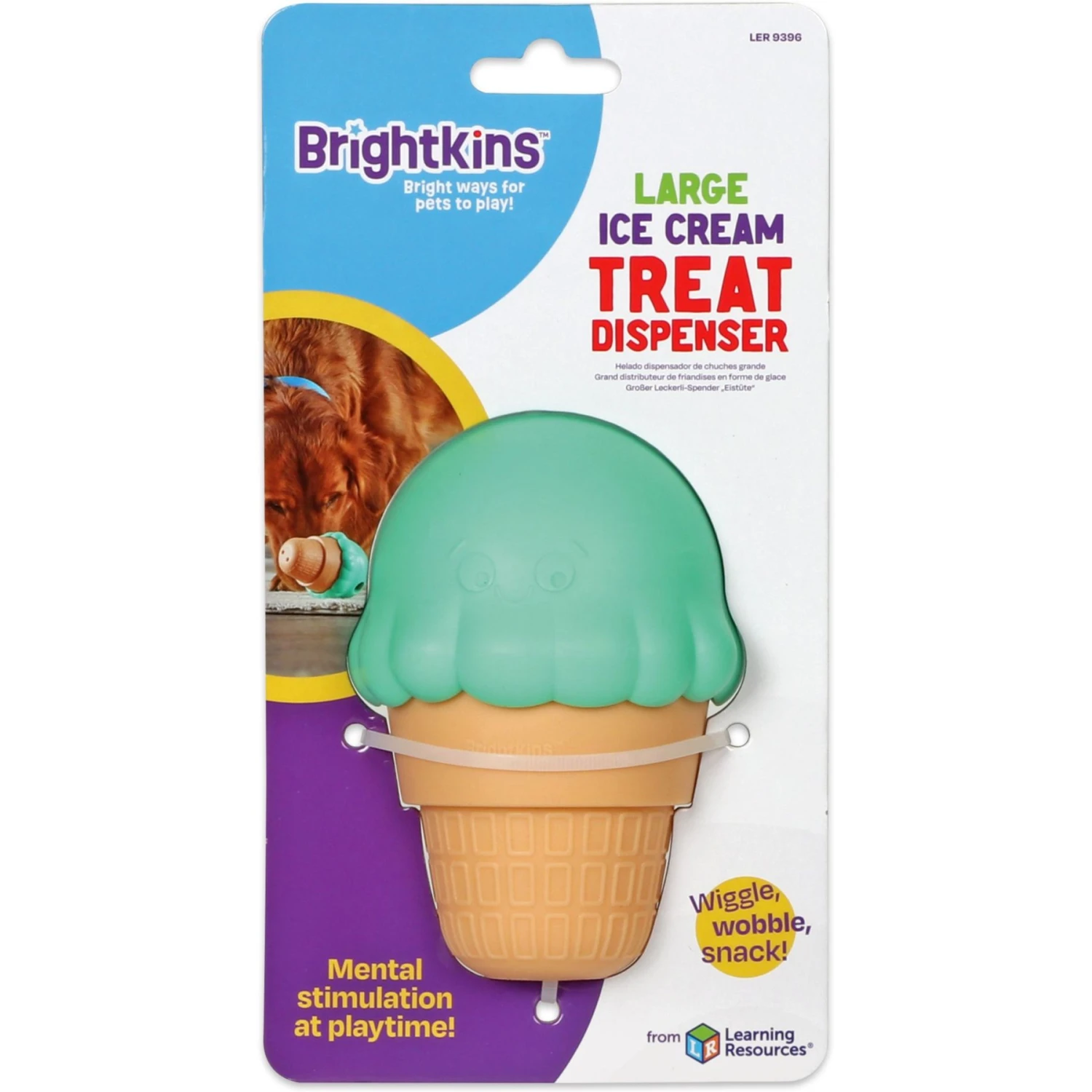 Brightkins Large Ice Cream Treat Dispenser Dog Toy - Image 6