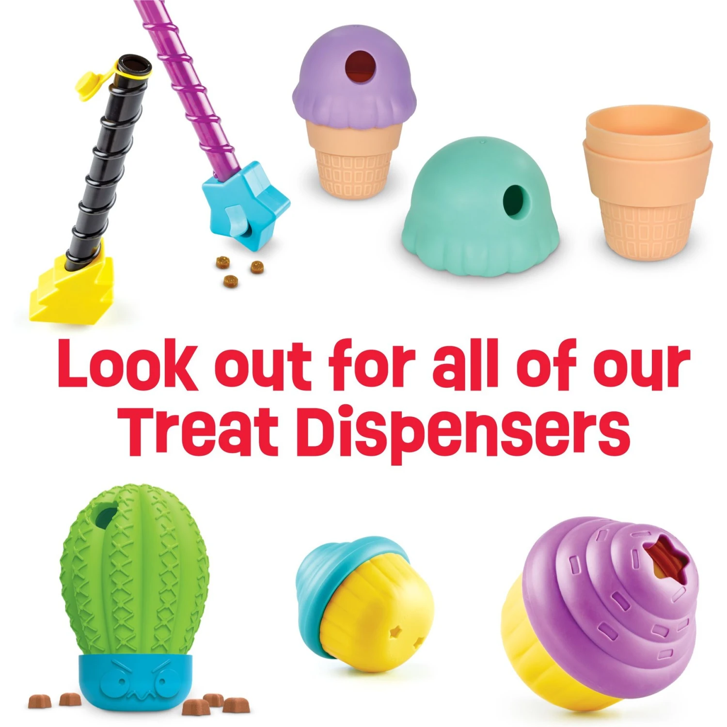 Brightkins Large Ice Cream Treat Dispenser Dog Toy - Image 7