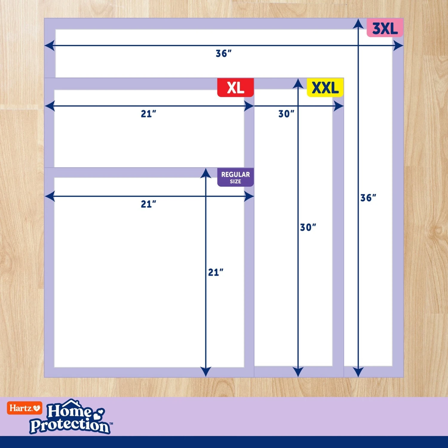 Hartz Home Protection No Odor No Leaks Lavender Scented X-Large Dog Pads, 30 X 21-in - Image 7