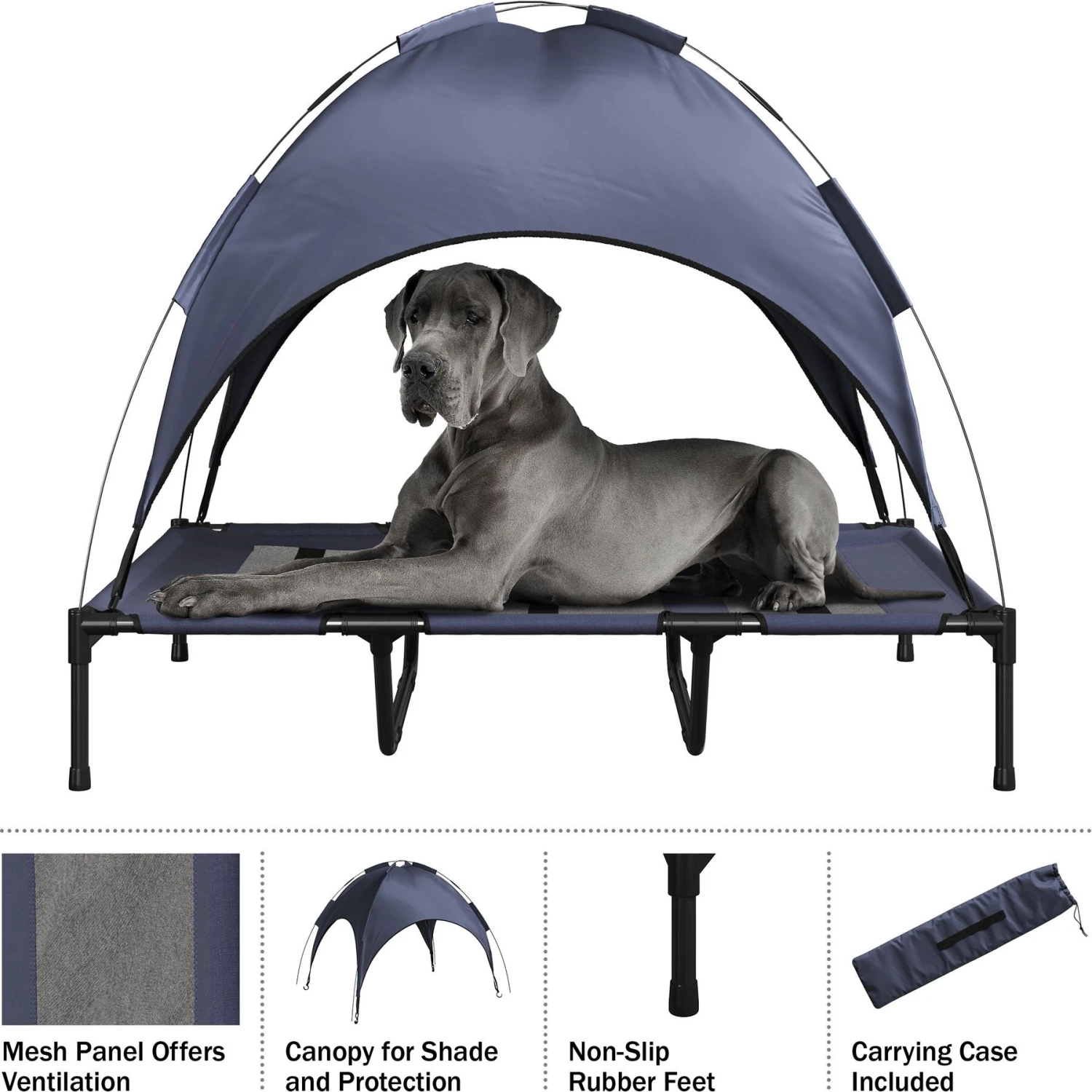 Pet Adobe Elevated Canopy Dog Bed - Image 5