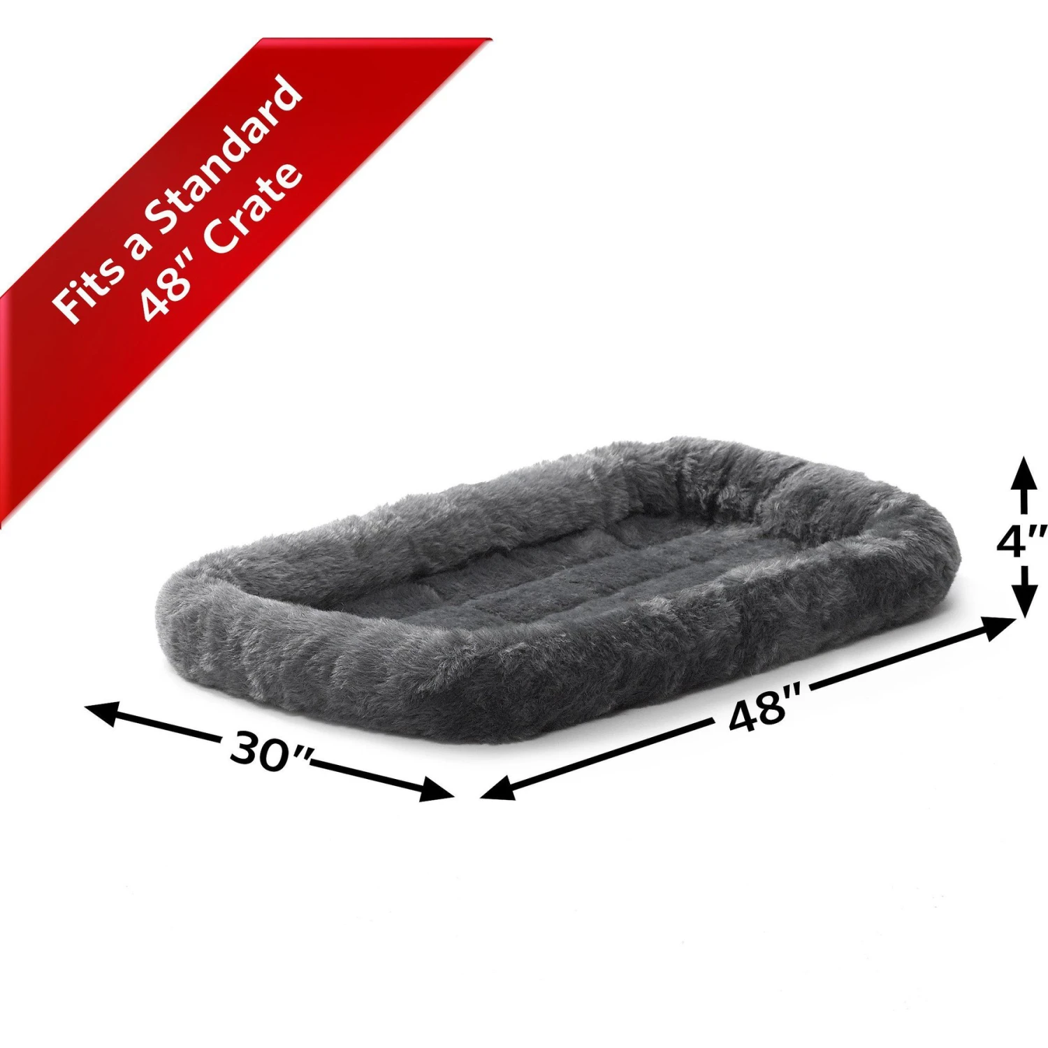 Frisco Heavy Duty Enhanced Lock Double Door Fold & Carry Wire Dog Crate & Mat Kit & MidWest Quiet Time Fleece Dog Crate Mat - Image 7