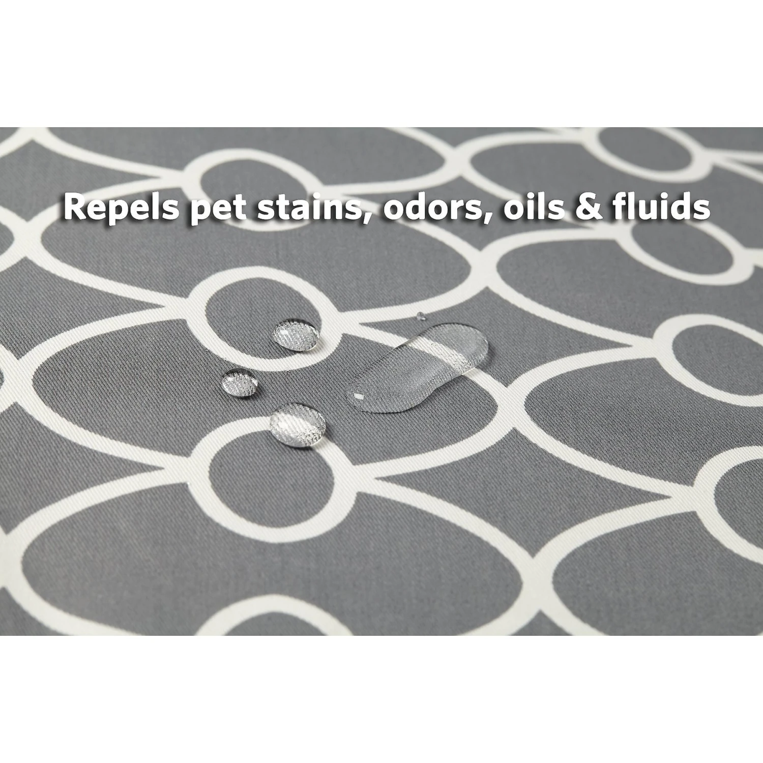 MidWest QuietTime Defender Orthopedic Bolster Cat & Dog Bed With Removable Cover, Gray - Image 6